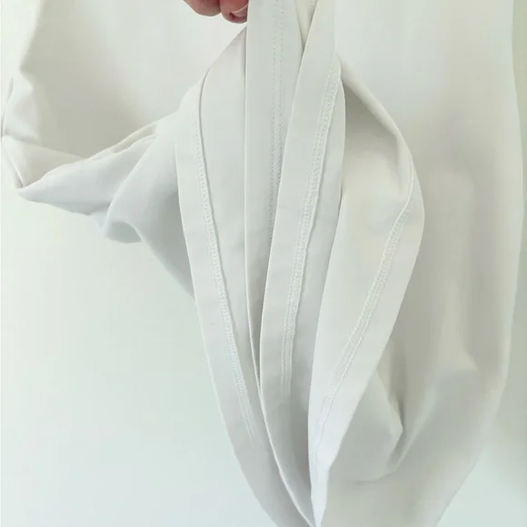 Aritzia White Original Contour Ravish Double Lined Off The Shoulder Dress Medium - Picture 11 of 13